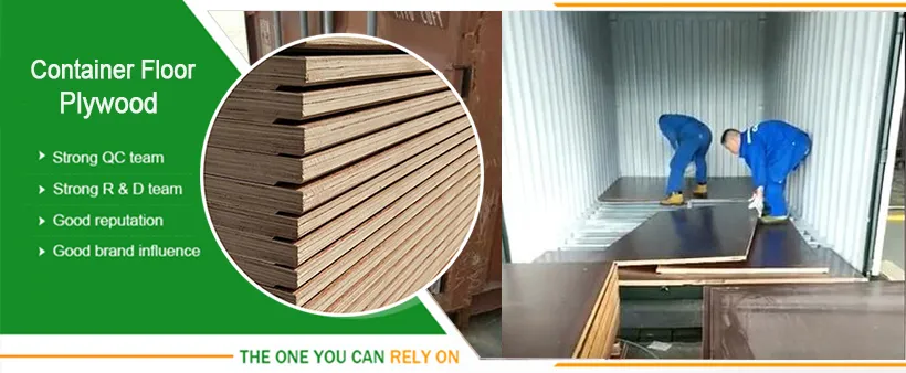 1220*2440/1160*2400 28mm Thickness Container Floor Plywood