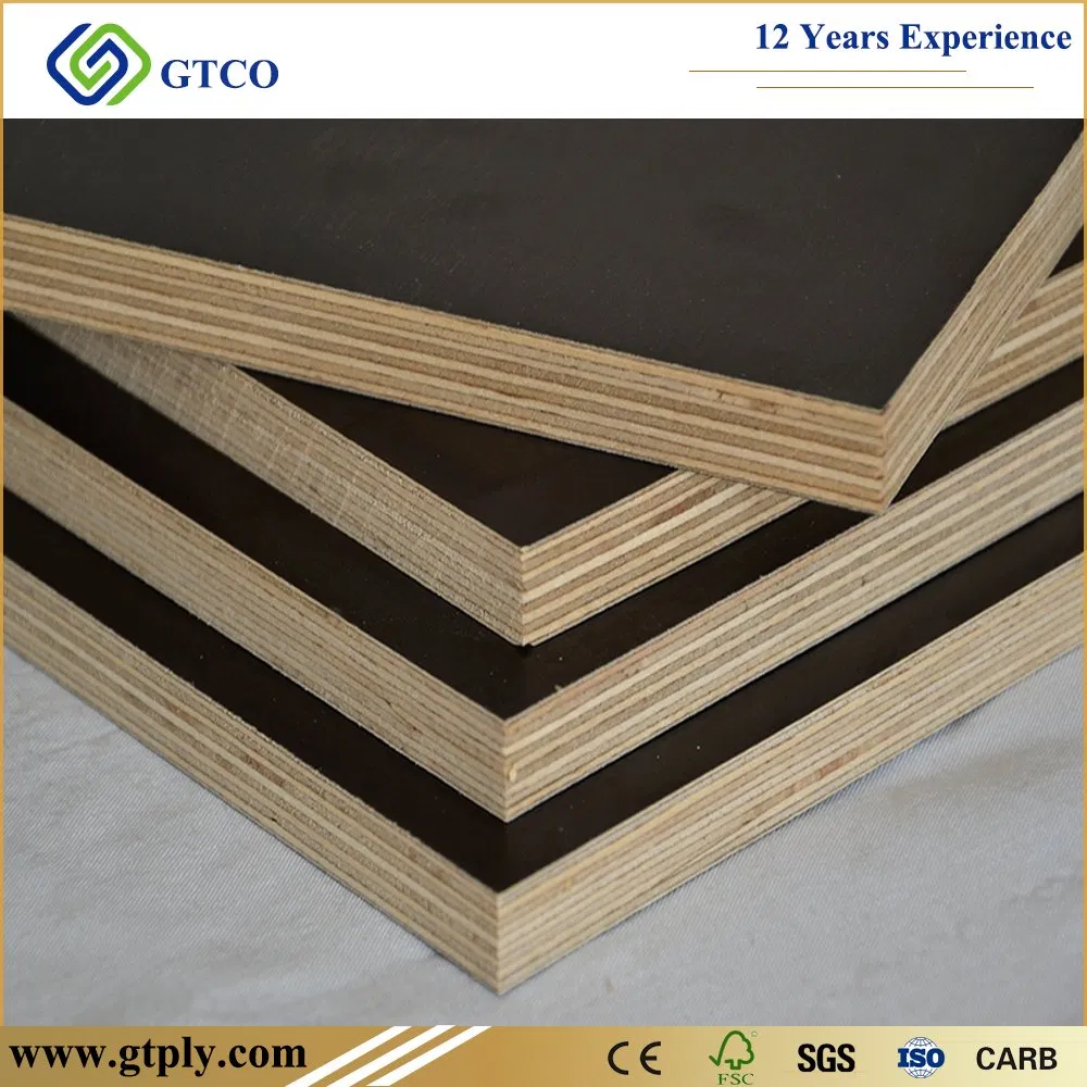 1220 *2440*12mm Construcation Board WBP Phenolic Glue Film Faced Plywood Used for Building (15mm 18mm)