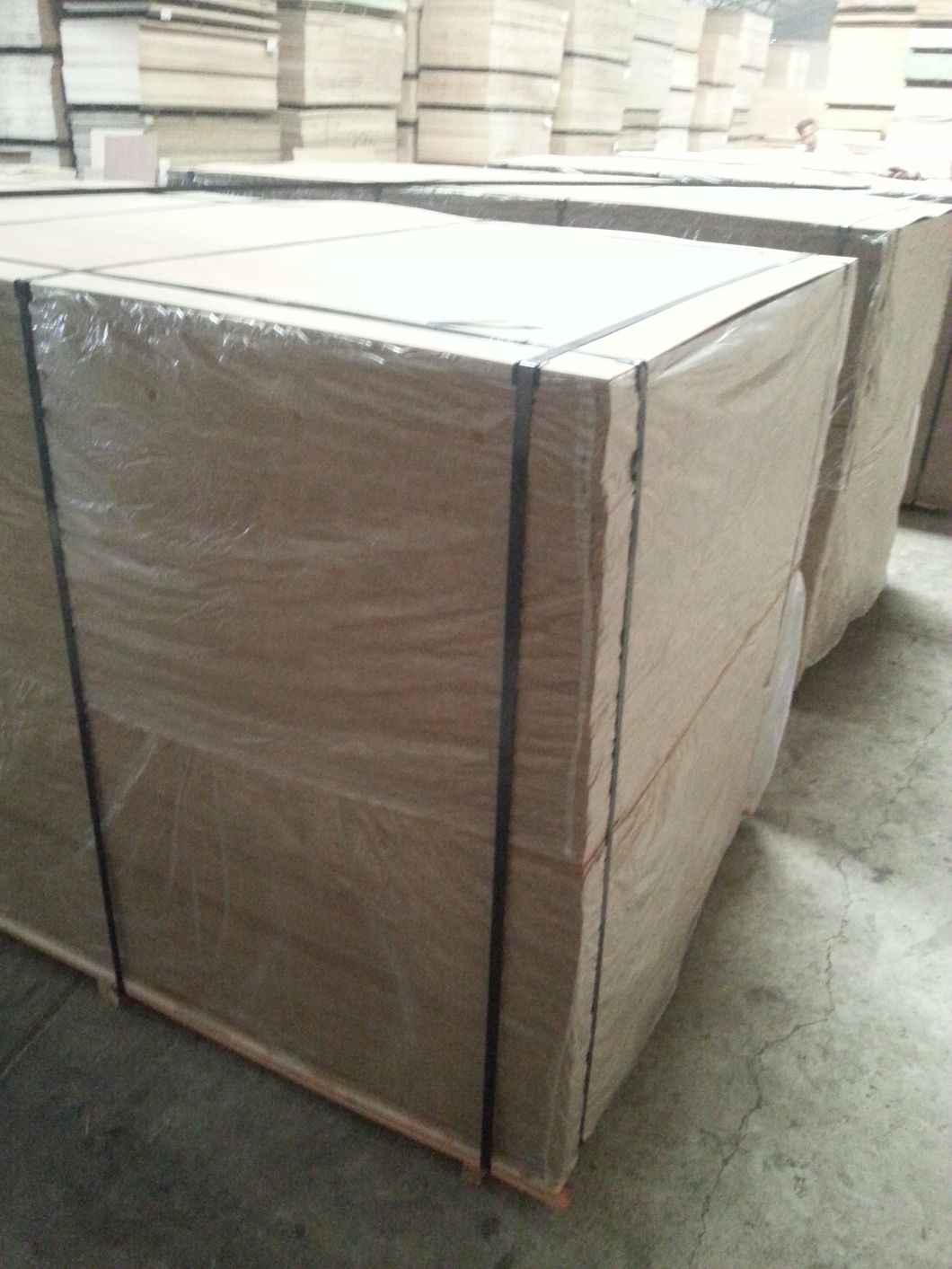 1220*2440*18mm 2 Time Hot Press Commercial Plywood E0 Glue From Manufacture