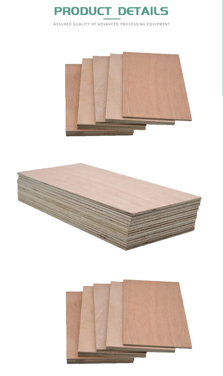 1220*2440*18mm Okoume Commercial Plywood Bintangor Plywood