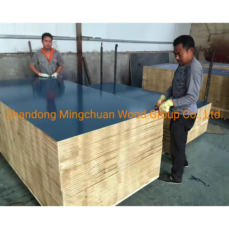 1220 *2440*18mm Shuttering Plywood Construction Plastic Film Faced PP Plywood