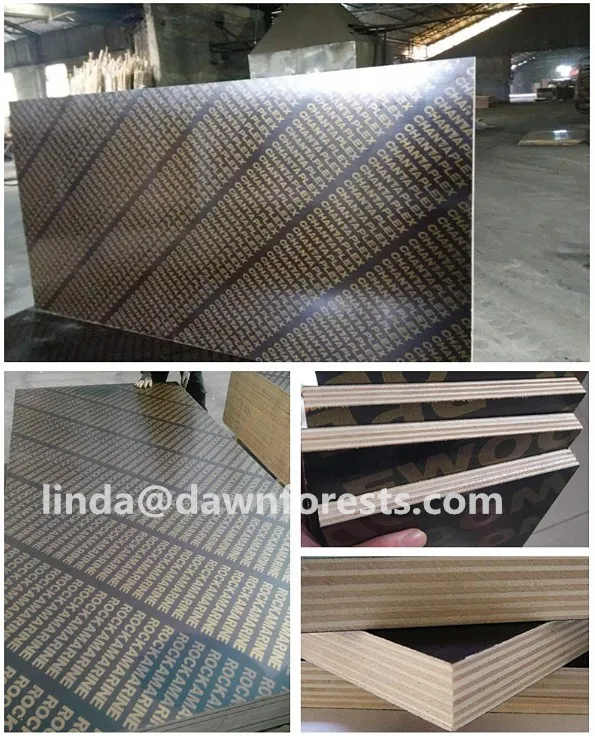 1220*2440*21mm Sanding Film Faced Plywood for Construction