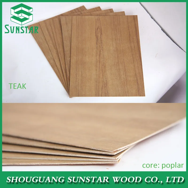 1220*2440*3.2mm 3.6mm, 5mm, 5.2mm Hardwood Core Natural Vennered Plywood