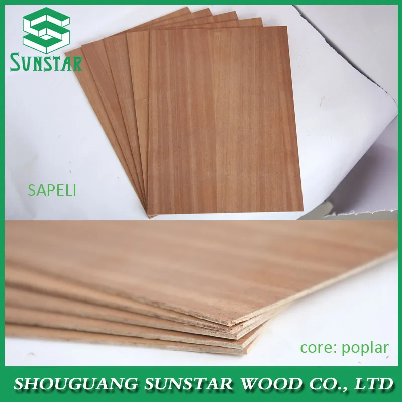 1220*2440*3.2mm 3.6mm, 5mm, 5.2mm Hardwood Core Natural Vennered Plywood