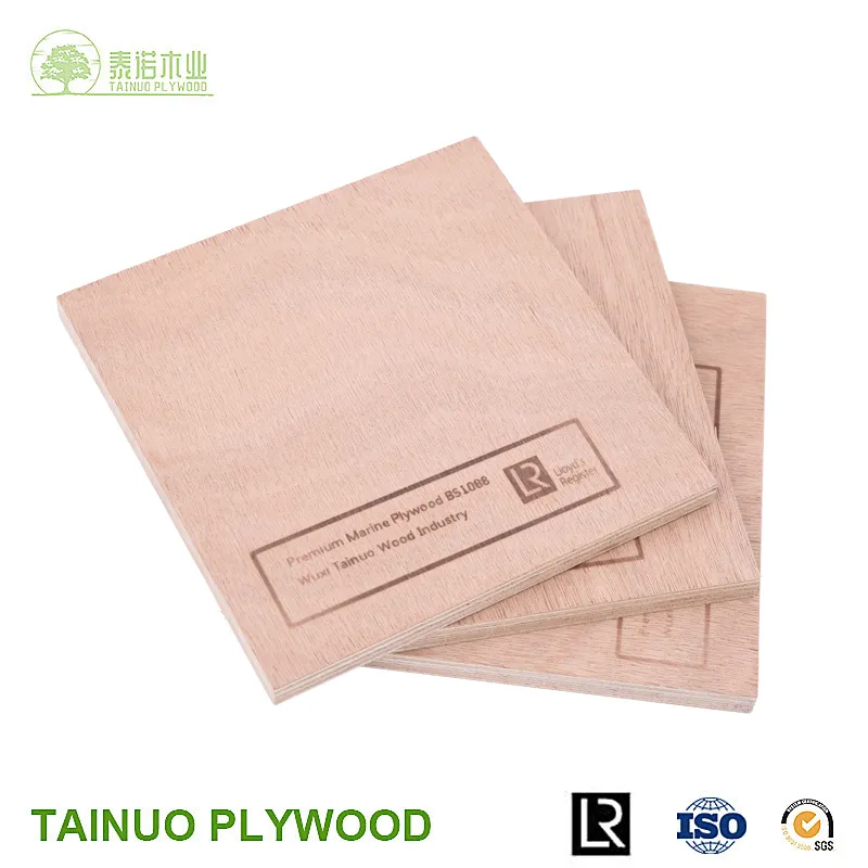 1220 *2440 9mm Waterproof Poplar Plywood for Boat Building