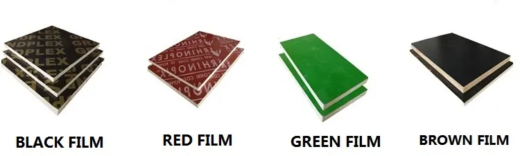 1220*2440 Marine Film Faced Plywood Sheet Construction Plywood