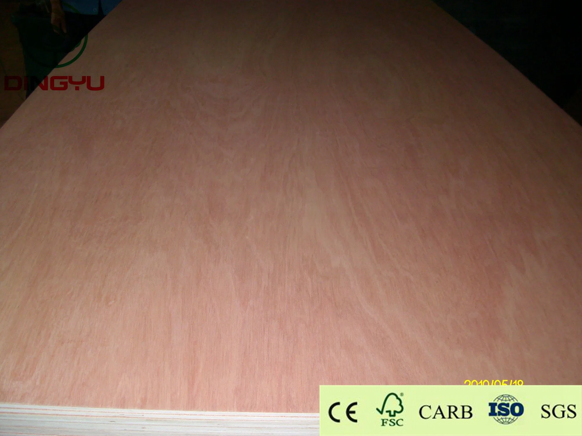 1220 *2440mm Bintangor Face Two Times Hot Press Commercial Plywood