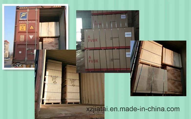 1220*2440mm furniture grade PVC faced plywood