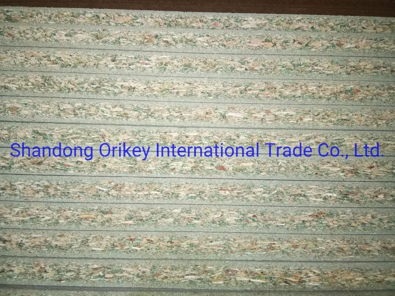 1220 *2440mm Red Color Fireproof Particle Board Chipboard From China Factory