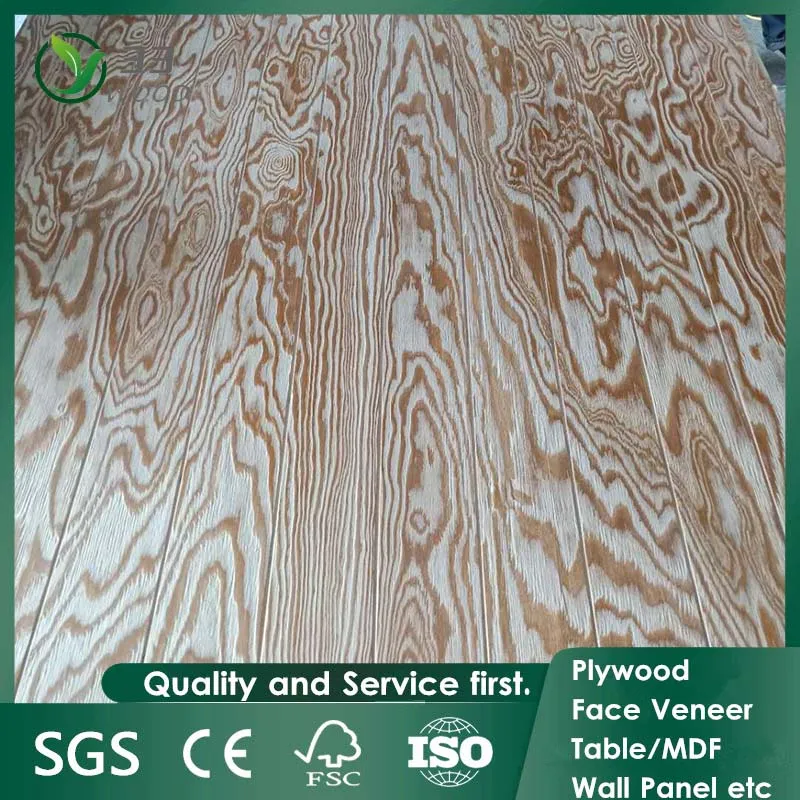 1220*2440X12mm Furniture Grade V Grooved Pine Plywood, Pine Laminated Commercial Plywood for Decoration