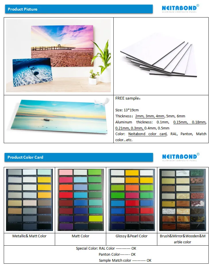 1220*5000 Aluminum Composite Panel/Material for Billboard for Brazil