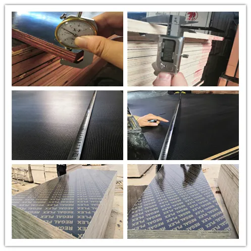 1220 X 2440 Building Material Shuttering Finger Jointed Core Dynea Film Plastic Film Faced Plywood for Construction