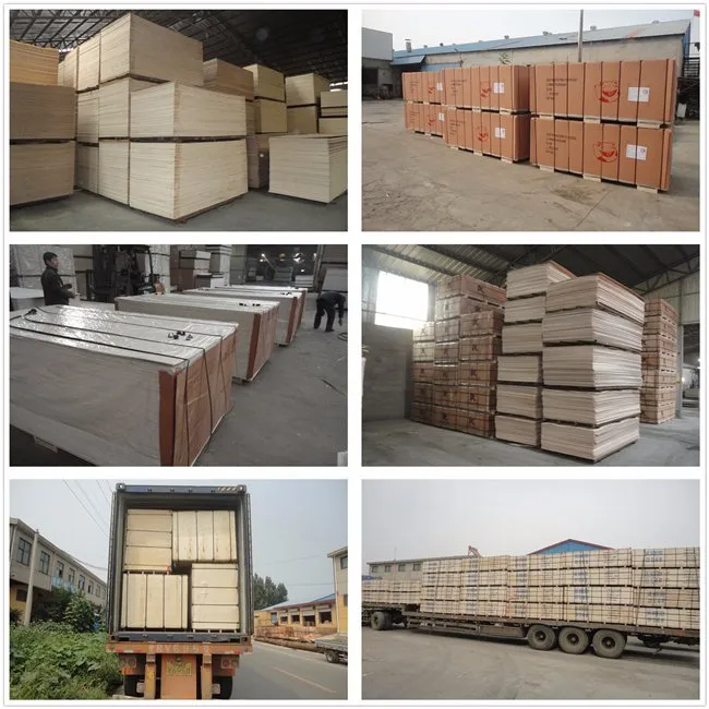 18 mm Engineered Poplar Veneer Face Commercial Plywood for Flooring