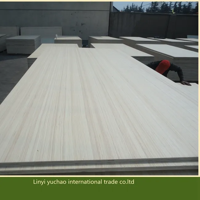 18 mm Engineered Poplar Veneer Face Commercial Plywood for Flooring