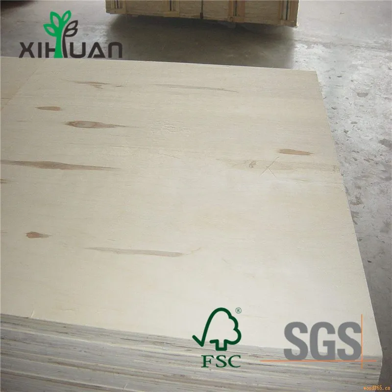 18mm Thickness Best Quality Poplar Birch Commercial Plywood for Furniture with Nice Price