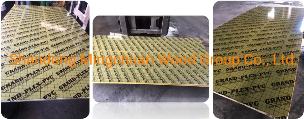 18mm Waterproof Plywood Formwork Shuttering Plex Film Faced Plywood