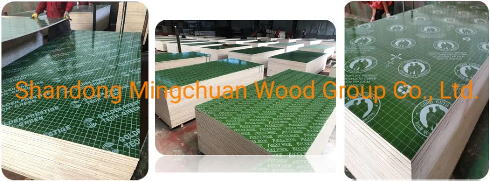 18mm Waterproof Plywood Formwork Shuttering Plex Film Faced Plywood