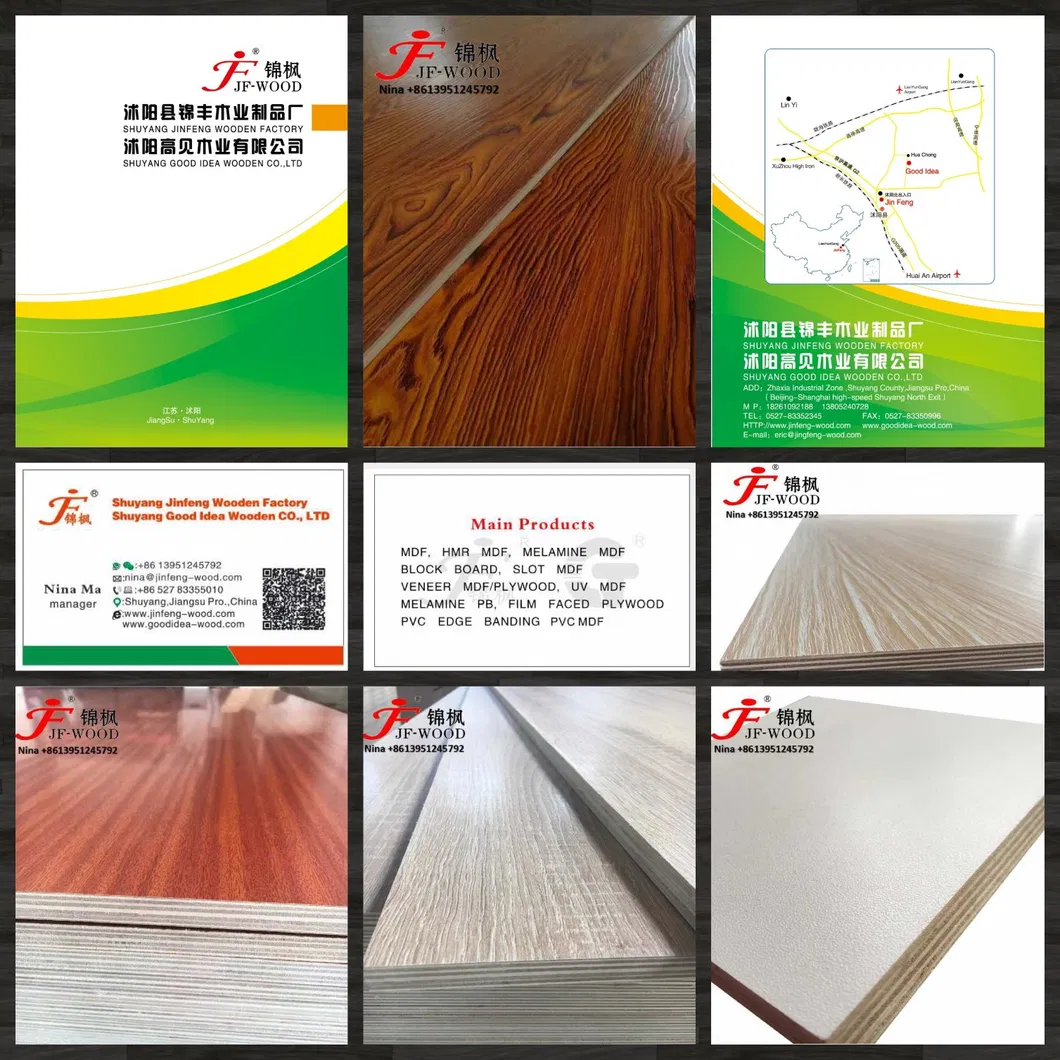 2019 Hot Sale 1220*2440mm Veneer Plywood/Melamine Plywood