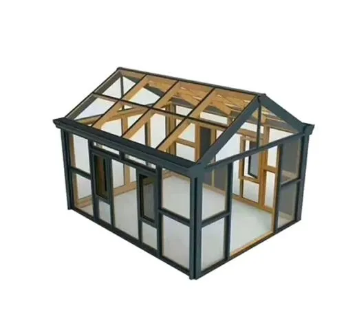2021 New Design Aluminum Frame Sunroom Glass Houses From China