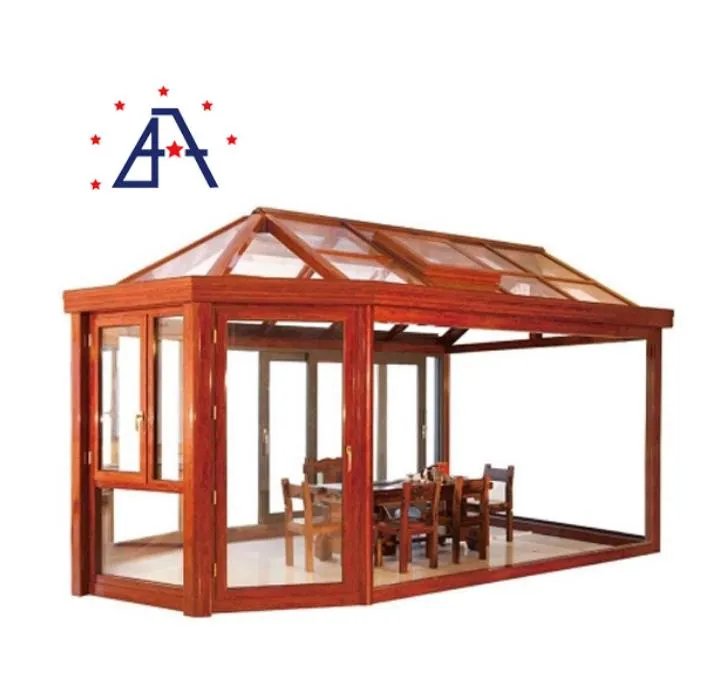 2021 New Design Aluminum Frame Sunroom Glass Houses From China