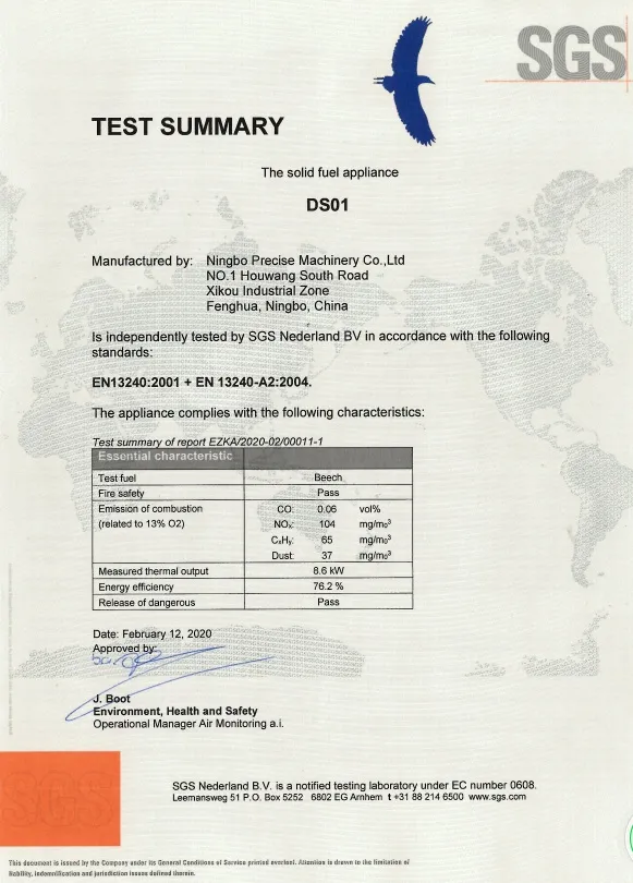2022 Eco Design Ready Wood Stove Made-in-China