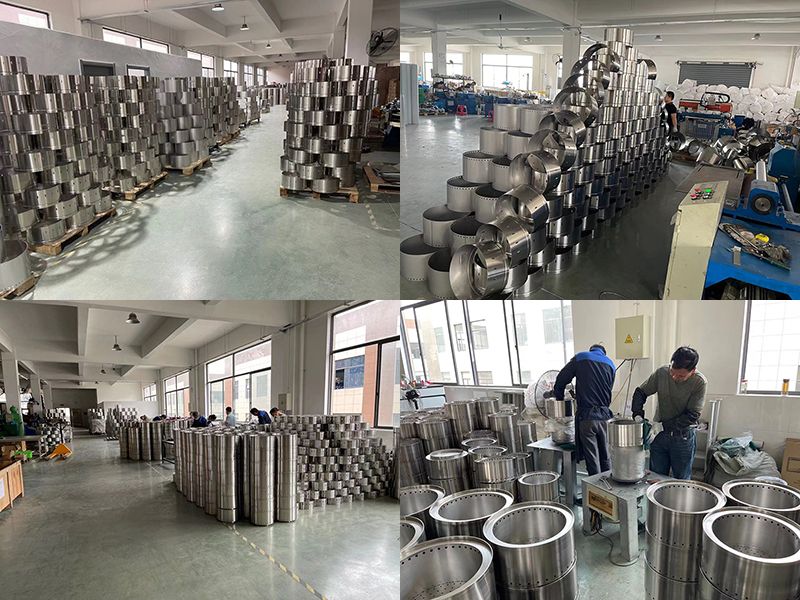 22 Inches (55 cm) 304 Stainless Steel Folding Portable Outdoor Camping Wood Burning Fire Pit with Cloth Bag