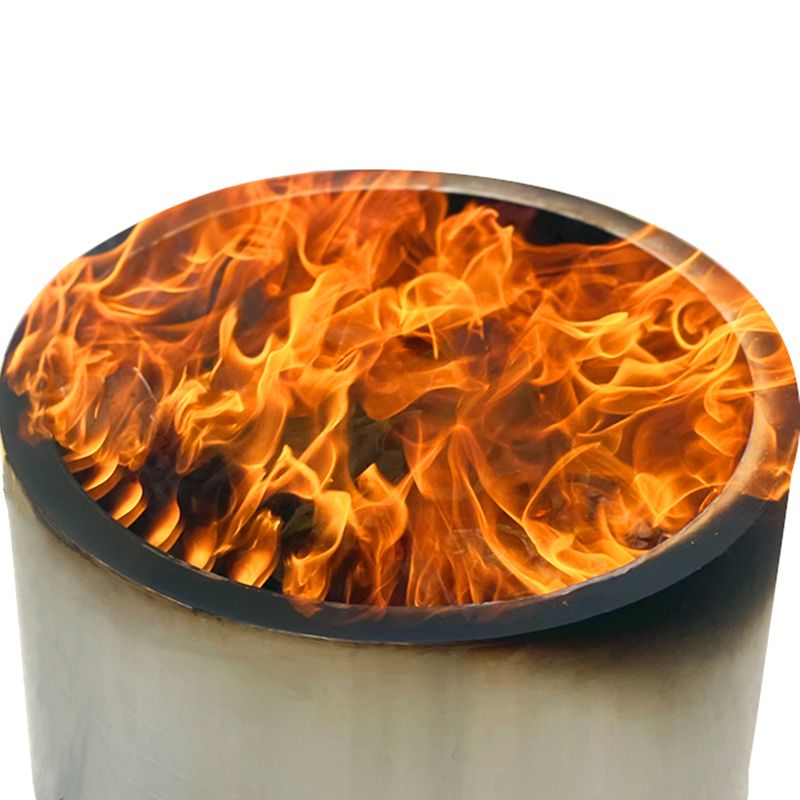 22 Inches (55 cm) 304 Stainless Steel Folding Portable Outdoor Camping Wood Burning Fire Pit with Cloth Bag