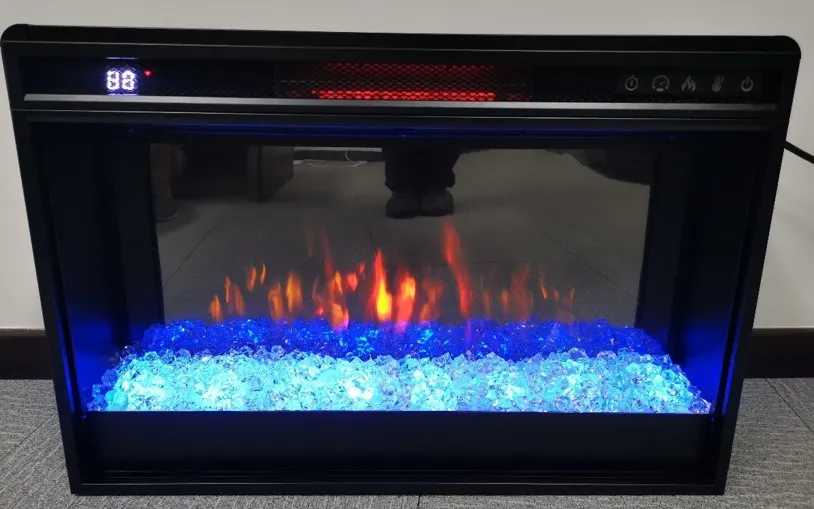26" Wide Screen Insert Fire Box Crystal Version