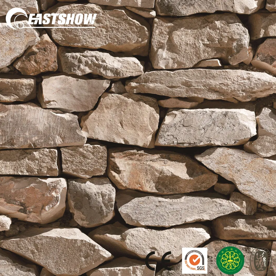3D Nature Stone Pattern High Quality PVC Wall Paper for Wall Decoration