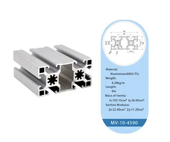 4590 T/V Slot Aluminum Extrusion Frame Profile
