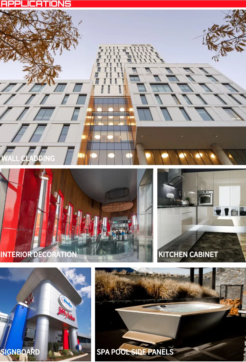 4mm PVDF Aluminium Composite Panel for Wall Cladding