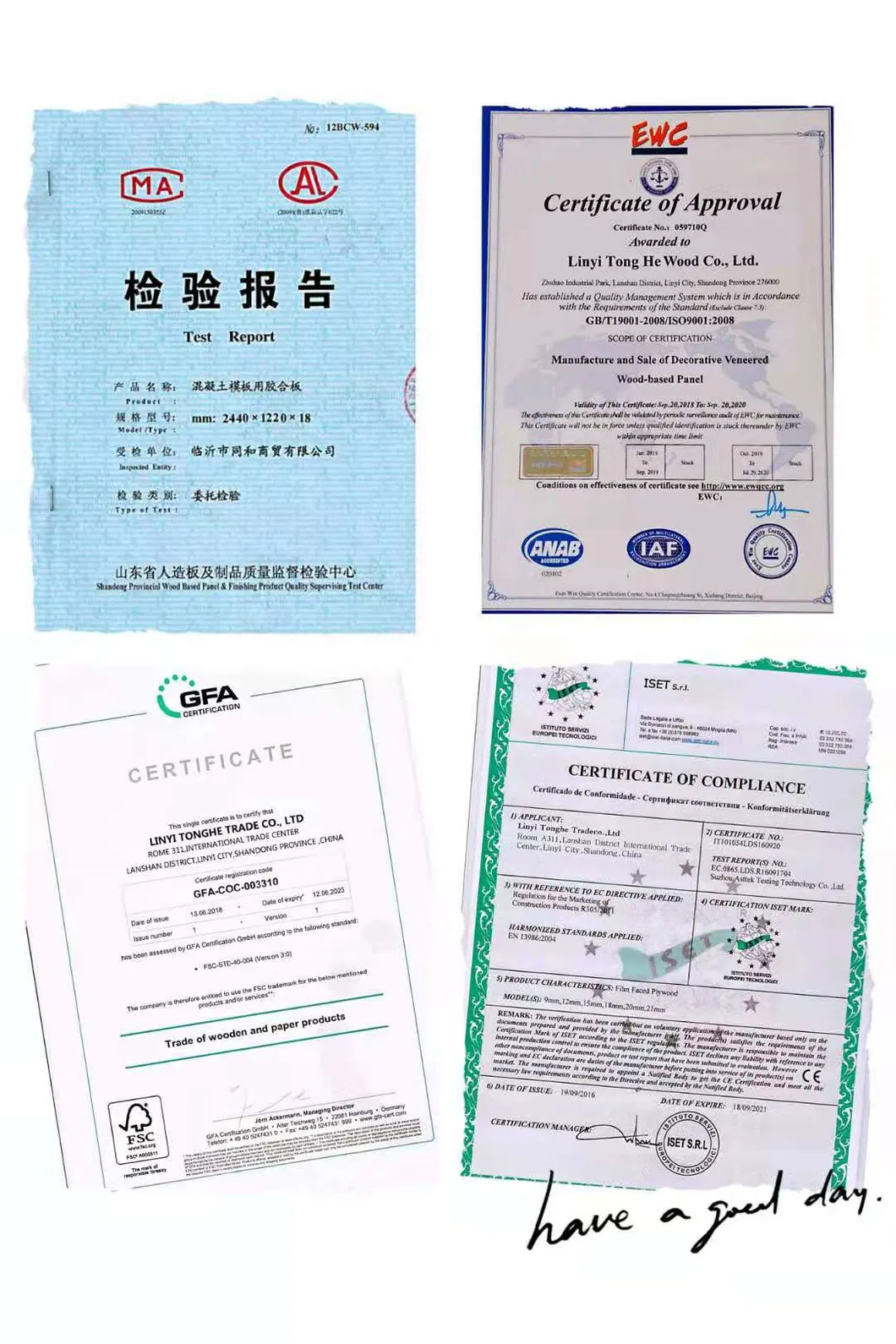 4X8 FT Commercial Cheaper Hot-Sale Okoume Plywood in Linyi