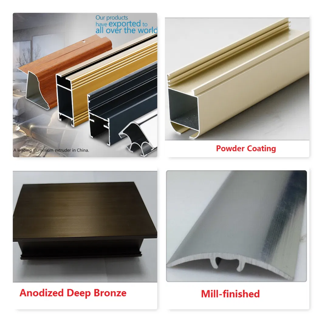 6000 Series Aluminium Extruded Products Industrial Aluminum Alloy Extrusions Profiles