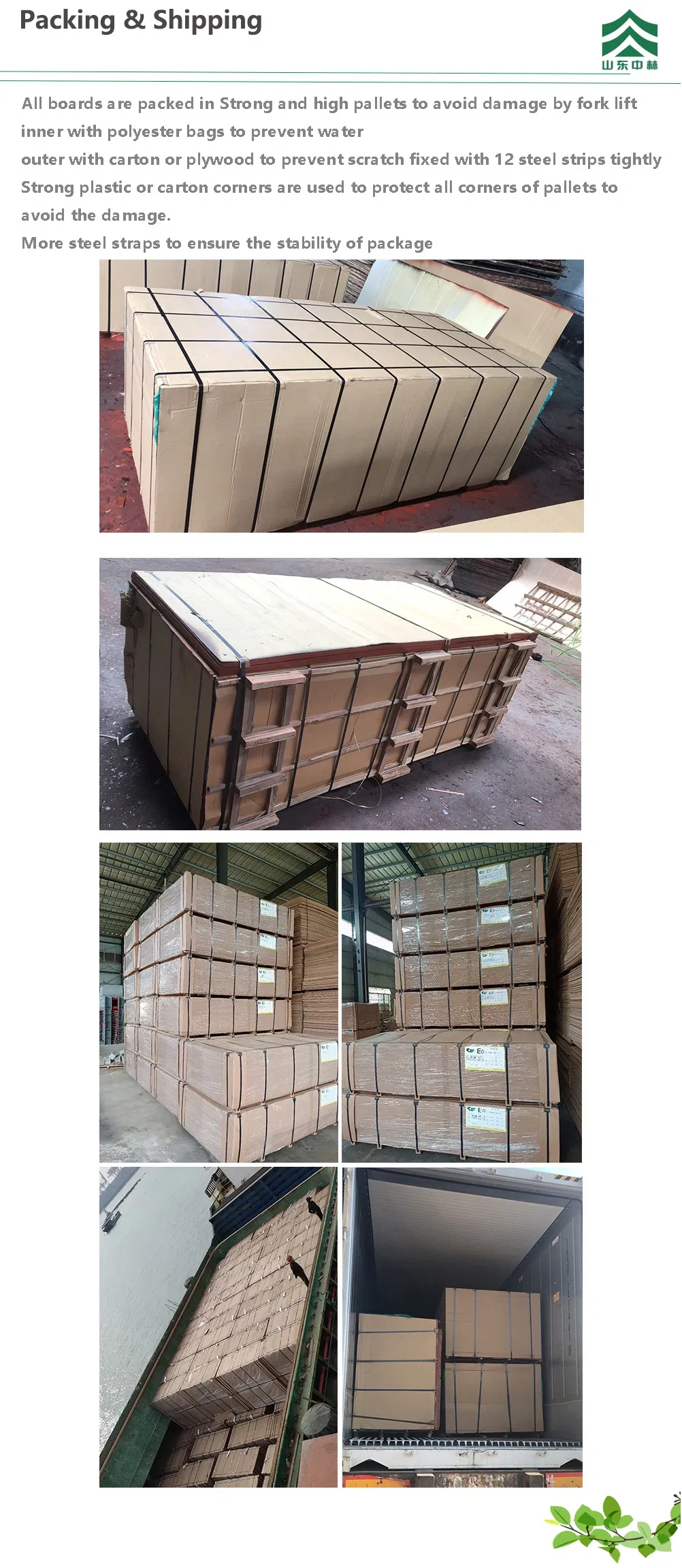 9mm Bamboo Melamine Board Fiberboard Shuttering Plywood 1220*2440mm