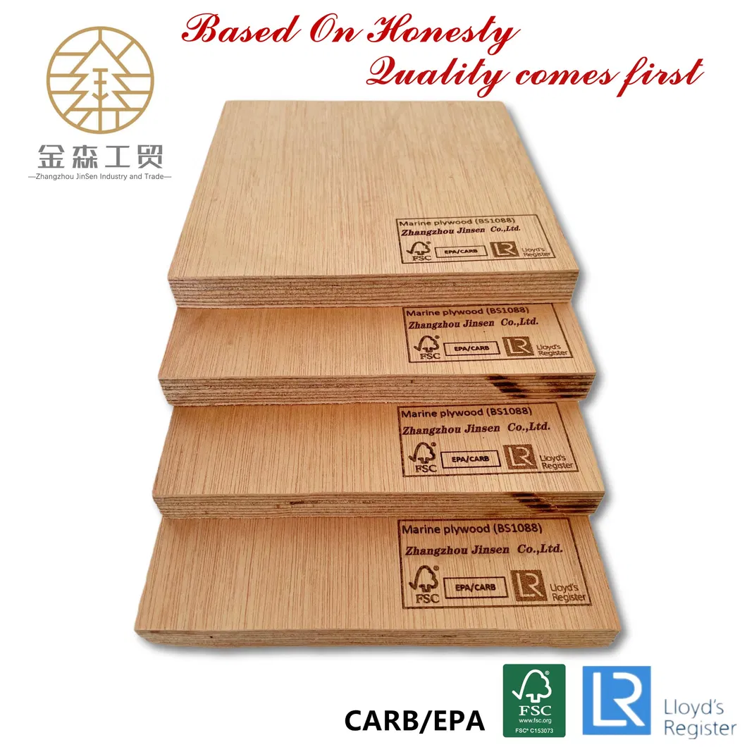9mm Okoume Plywood BB/CC Grade Combined Core E1 Glue