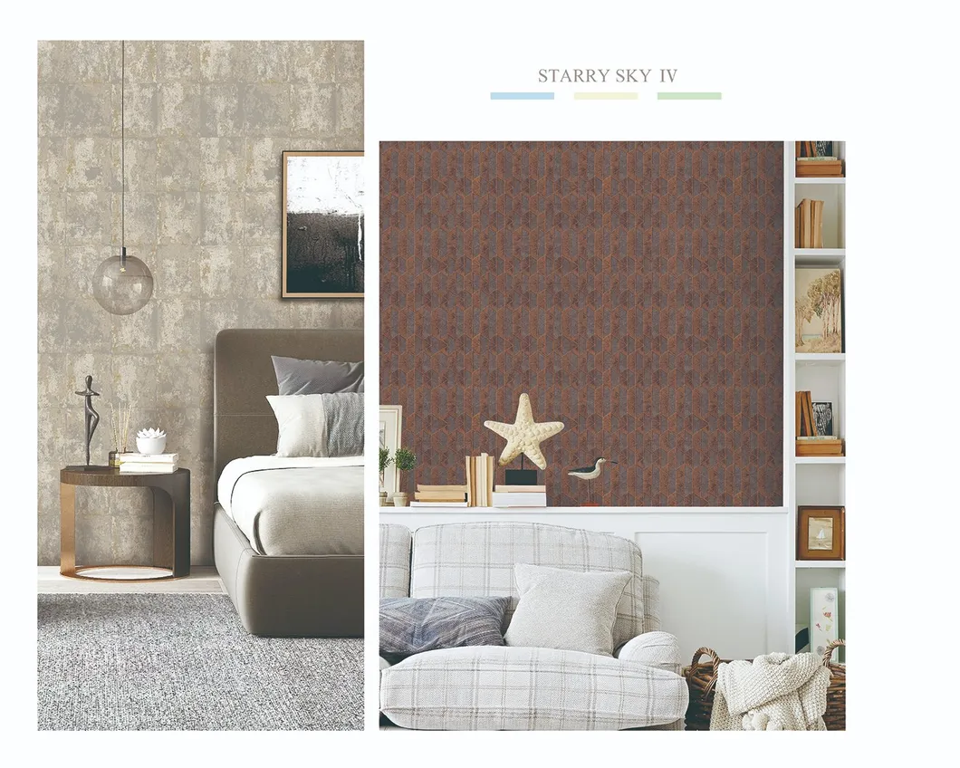 A18-35-4505 Mywow Waterproof 3D Self Adhesive Non-Woven Printed Wallpaper