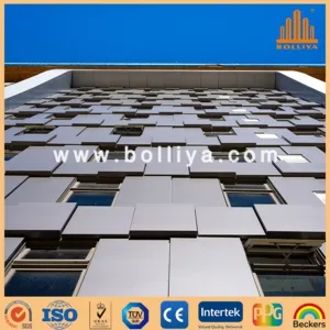 A2 Fire Resistance PVDF Coating Aluminum Composite Panel