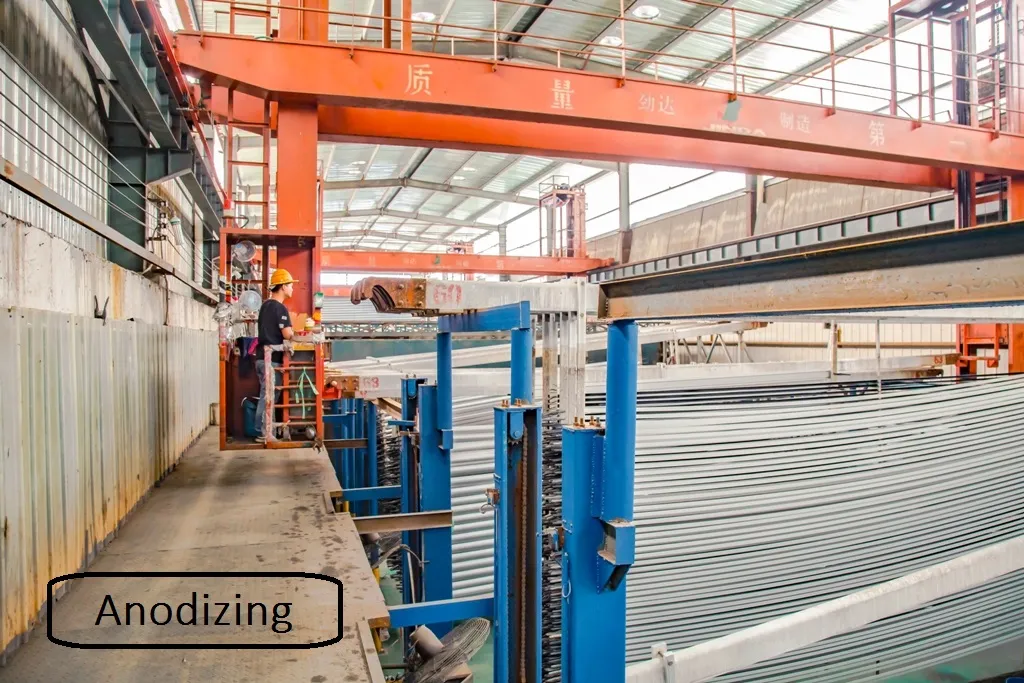 Alum Powder Coating-Al Extrusion-Powder Coated Alu Alloy Profile