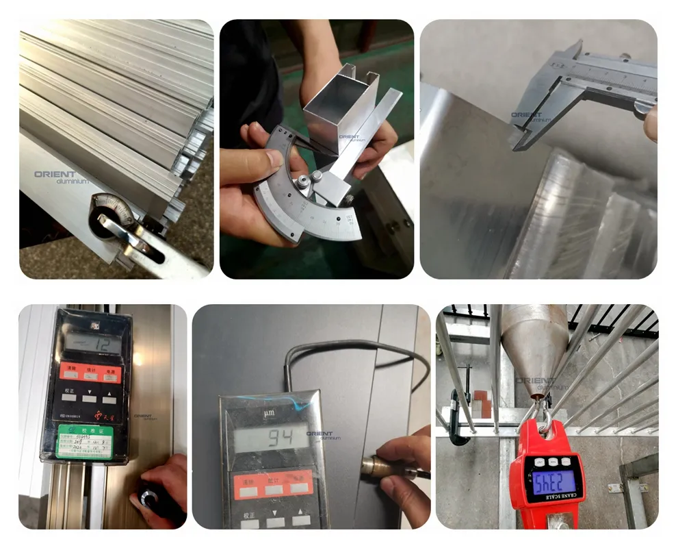 Aluminium Profile for Mexico Sliding Window on Mill Finished Coating Anodized Surface