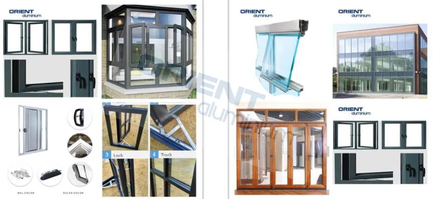 Aluminium Profile for Mexico Sliding Window on Mill Finished Coating Anodized Surface