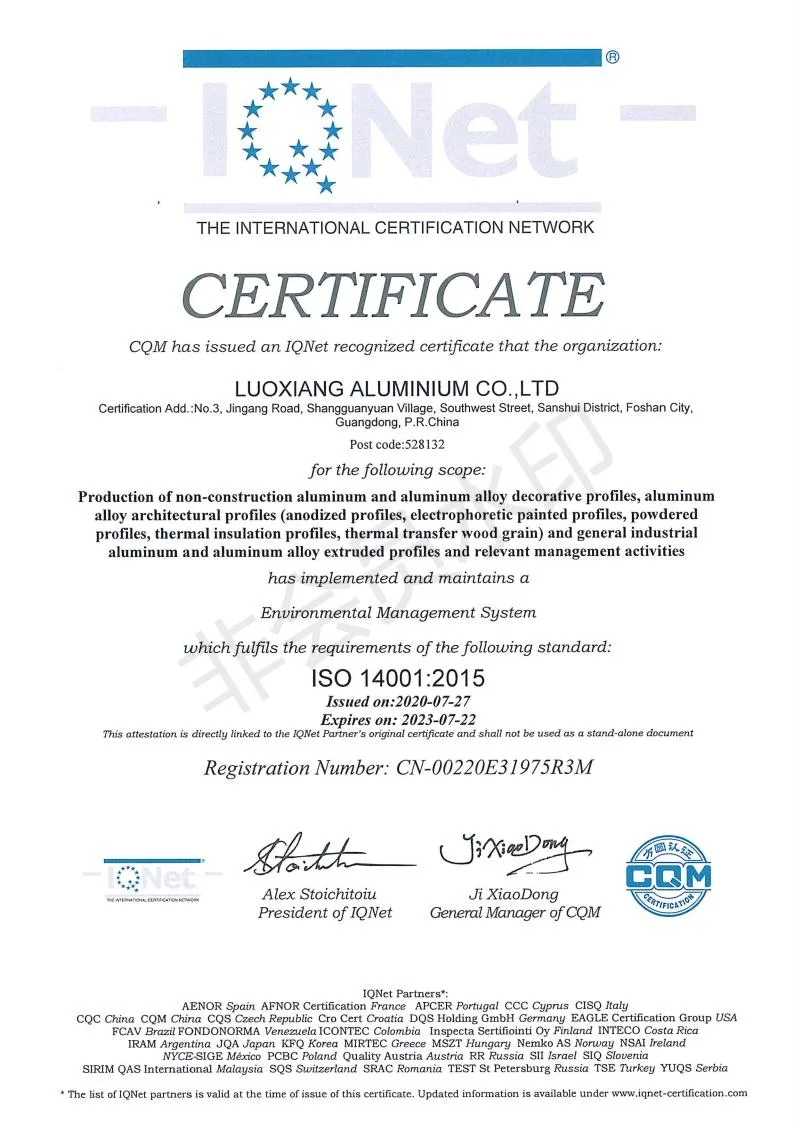 Aluminum Profile Suppliers Anodized Bronze Windows and Doors Profil Aluminum