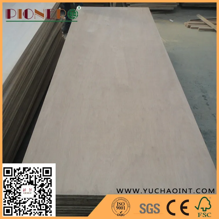 BB/CC Grade 2.5mm Red Hardwood Face Plywood for Africa Market