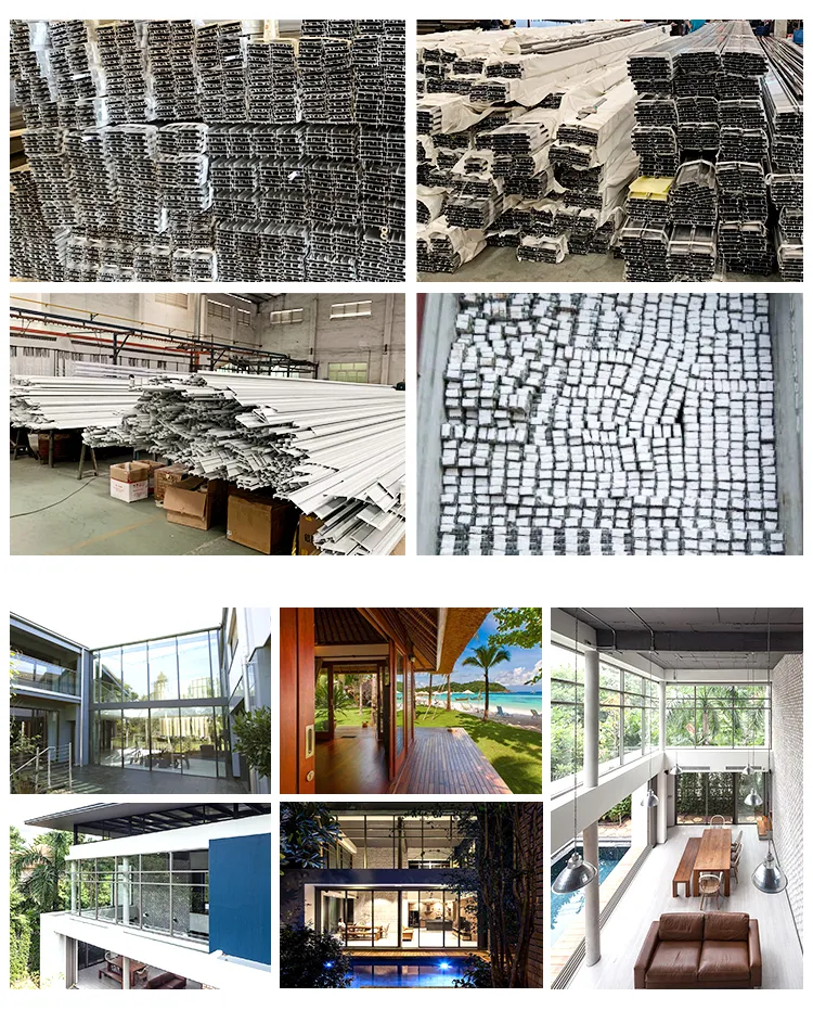 Best Powder Coating Supplier Aluminium Mullion Profile Price