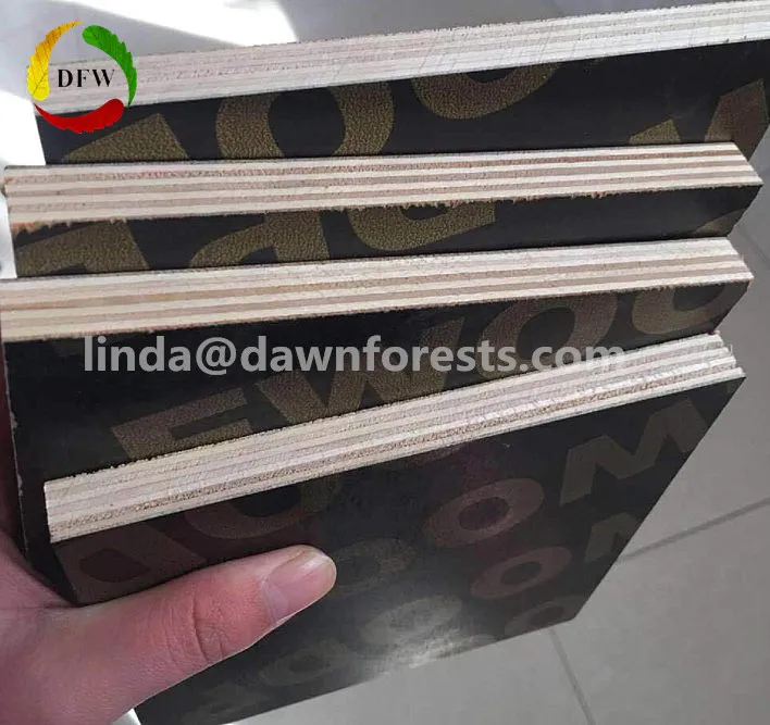 Birch/Poplar Core Phenolic Glue Concrete Formwork Marineplex Plywood Price 4X8