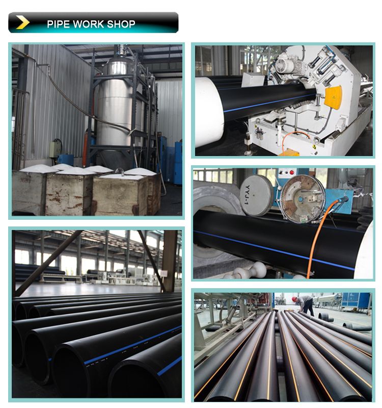 Black HDPE Water Drainage Pipe