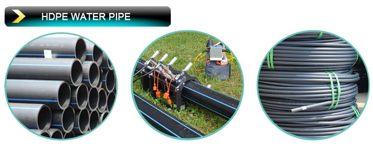 Black HDPE Water Drainage Pipe