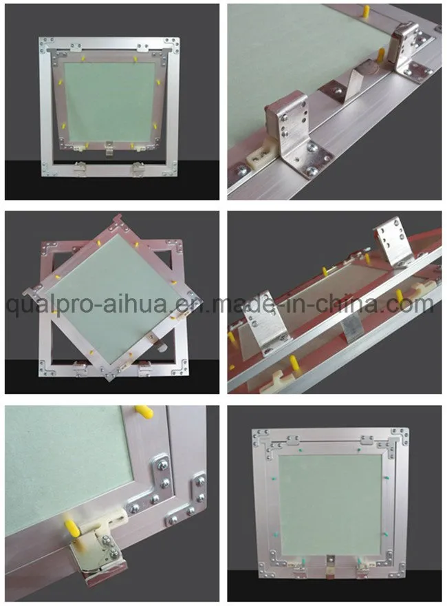 Ceiling access panel with gypsum tile water proof