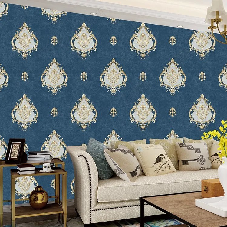 Cheap Price Interior Wall Decorative Italian Damask Wallpaper