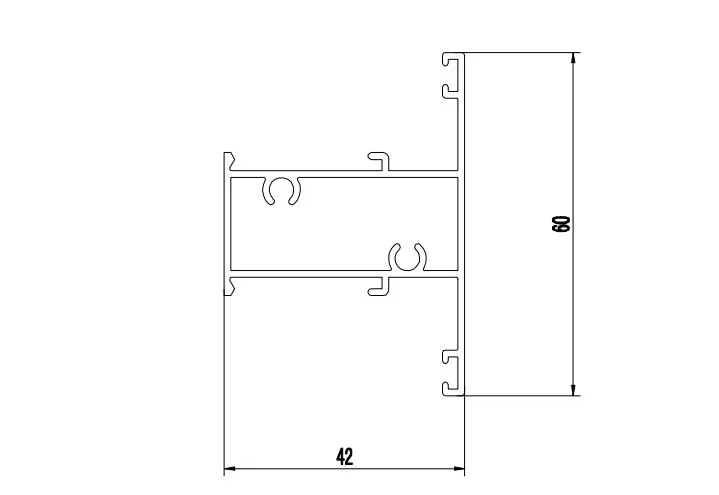 Chile Casement Window and Door Extrusion Profile