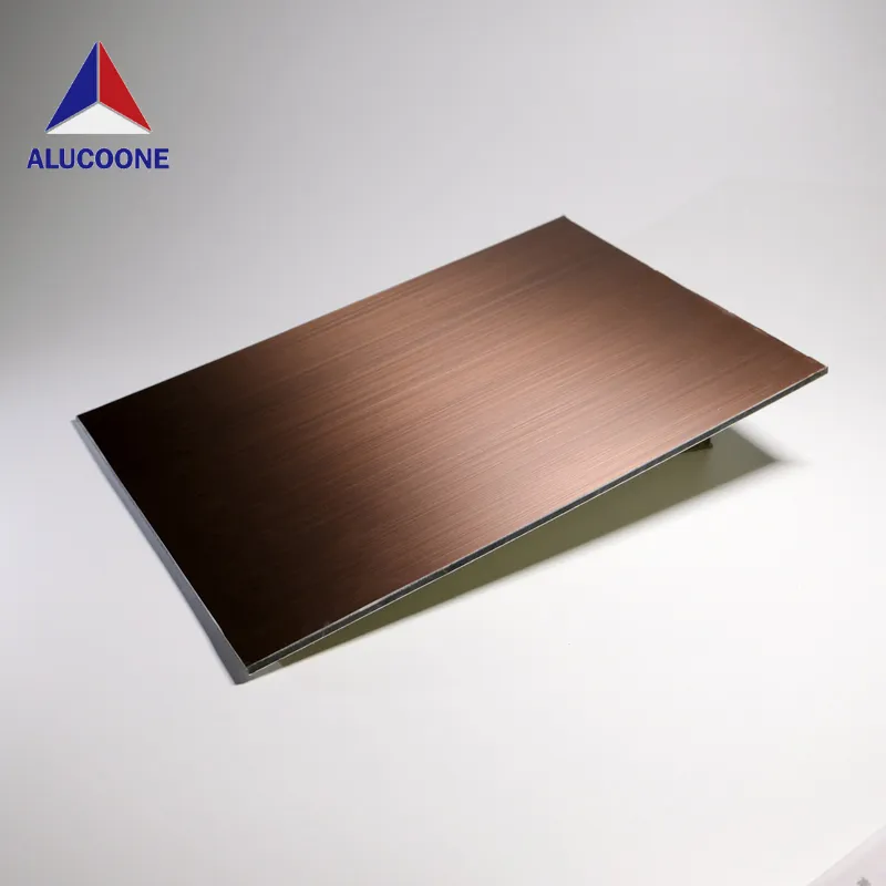 China Supplier 4mm Brush Fr B1 Grade Aluminum Composite Panel ACP 1220 *2440mm Pannello Muro Esterno